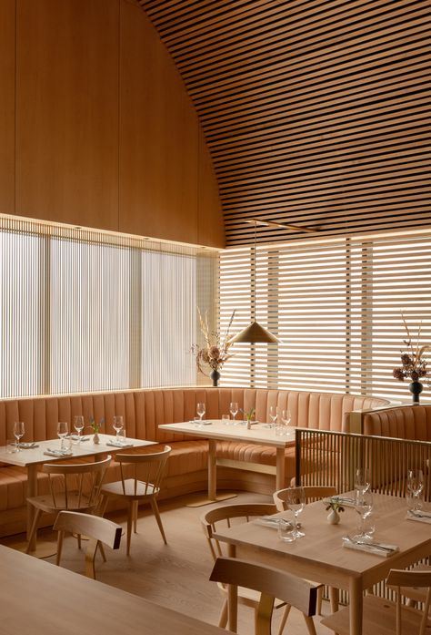 Gallery of Prime Seafood Palace / Omar Gandhi Architect - 7 Omar Gandhi, Wall Partition, Scandinavian Architecture, Design Aesthetics, French Bistro, Open Concept Kitchen, Fine Dining Restaurant, Restaurant Interior Design, Private Dining