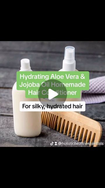 Holistic Health Essentials🌿 on Instagram: "A Natural Hydrating Aloe Vera & Jojoba Oil Homemade Hair Conditioner 🌿

This Homemade Hair Conditioner is designed to hydrate and nourish your hair, leaving it silky and manageable. Adjust ingredient quantities based on your hair length and thickness.

Stir the ingredients thoroughly to ensure the shea butter is well incorporated with the aloe vera and oils. Allow the conditioner to sit on your hair for 5-10 minutes to let the hydrating ingredients work their magic. 

🌱Check out our ebook on our website at www.Holistichealthessentials.ca

#diy #diynaturalhairproducts #hairtok #diyrecipes #naturalhair" Homemade Hair Conditioner, Magic Check, Health Essentials, Homemade Oil, Homemade Hair, Homemade Hair Products, Hydrate Hair, Hair Length, Holistic Health