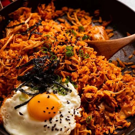 Rice Recipes | RecipeTin Eats Quick Kimchi, Crispy Seaweed, Food Korean, Tin Recipes, Chinese Bbq Pork, Korean Side Dishes, Kimchi Fried Rice, Pork Stir Fry, Fast Foods