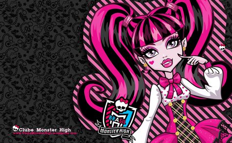 Draculaura m h barasil Draculaura Wallpaper, Cool Wallpapers For Laptop, High Wallpaper, Monster High Halloween, Monster High School, Arte Monster High, Halloween Wallpapers, Monster High Art, Adorable Wallpapers