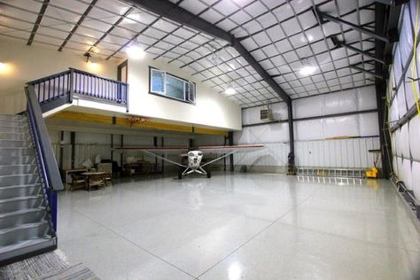 Hangar House Plans, Hanger Homes, Airplane Hanger House, Metal Shop Houses, Hangar House, Hangar Home, Hangar Homes, Shop With Living Quarters, Garage Woodshop