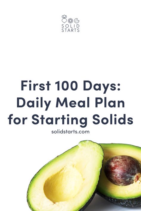 Announcing the first step-by-step feeding plan for baby’s first 100 days of solids! Now available on our website! ⠀⠀⠀⠀⠀⠀⠀ Featuring 100 day-by-day meal plans for starting solids, a steady introduction of common allergens, & 100 daily tear-off sheets with meal plans & recipes (easy to hand these off to a partner or caregiver!), this plan holds your hand through the first 3 months of solid food. #SolidStarts #FingerFoodFirst #babyledweaning #babyledfeeding #firstfood #startingsolids #babyfood First 100 Foods, 100 First Foods, 100 Foods Before One, Solid Food Introduction Schedule, Solid Starts First 100 Days, Baby Starting Solids, 4 Month Food Introducing Solids, 6 Month Old Food Ideas Starting Solids, 4 Month Old Food Introducing Solids