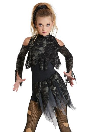 Weissman Thriller Costume, Character Dance Costumes, Zombie Dance, Zombie Dress, Zombie Clothes, Modern Dance Costume, Dance Recital Costumes, Dance Costumes Dresses, Character Dance