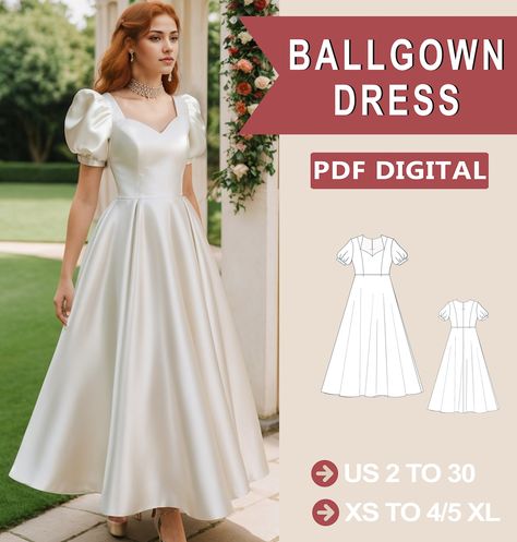 This Patterns & Blueprints item by StellaPattern has 61 favorites from Etsy shoppers. Ships from United States. Listed on 19 Jun, 2024 Ball Gown Sewing Pattern, Prom Dress Sewing Pattern, Prom Dress Sewing, Ball Gown Pattern, Pattern Prom Dress, Prom Dress Sewing Patterns, All American Girl Dolls, Evening Gown Pattern, Evening Dress Sewing Patterns