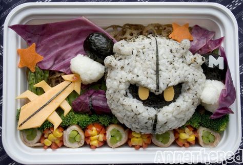 japanese food art Kirby Bento, Kirby Cafe, Kawaii Bento, Cute Bento, Japanese Lunch, Amazing Food Art, Meta Knight, Bento Recipes, Japanese Bento