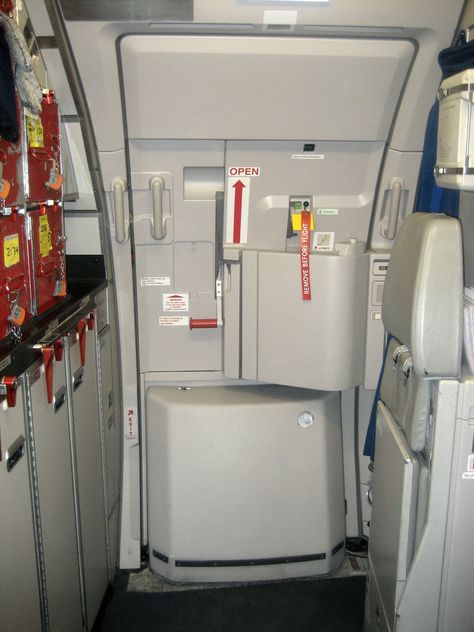 Did you know that cabin crew are trained to know where to put a bomb if found in their aircraft during flight?  The Least Risk Bomb Area (LRBL) is the term used for such a place and can be different for each aircraft type. ;)  Get more fun, interesting "Did You Know" here: http://cabincrewexcellence.com/did-you-know/  www.cabincrewexcellence.com The World's No#1 Magazine For Cabin Crew Cabin Crew Jobs, Slide Door, Aviation World, Flight Attendant Life, Aircraft Interiors, Rolling Door, Future Jobs, Cabin Crew, Flight Attendant