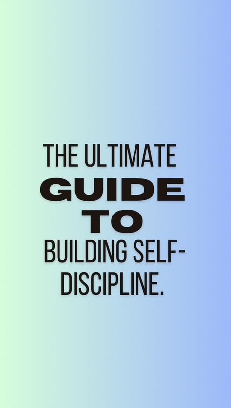 The best self-improvement tips and personal development GUIDE on how to develop self-discipline, how to have self-discipline, how to build self-discipline, how to be self-disciplined, tips on how to build self-discipline, how to be more self-disciplined, how to improve self-discipline, how to learn self-discipline, how to practice self-discipline #howtogainselfdiscipline #selfdisciplinepractice #improveselfdiscipline Path To Success, Self Discipline, Self Improvement Tips, Best Self, How To Build, Self Improvement, Personal Development, To Learn, Good Things