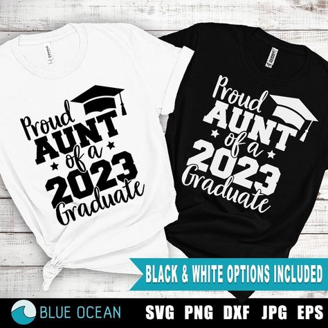 Graduation 2024, Graduation Shirt, Graduation Shirts, Font Names, Iron On Transfer, Silhouette Designer Edition, Svg Files For Cricut, Digital Printables, Blue Ocean