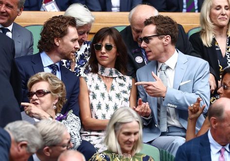 Benedict Cumberbatch And Sophie Hunter, Tom Hiddleston Benedict Cumberbatch, Sophie Hunter, Katherine Jenkins, Benedict Cumberbatch Sherlock, Thomas William Hiddleston, Loki Laufeyson, Tom Hiddleston Loki, Roger Federer