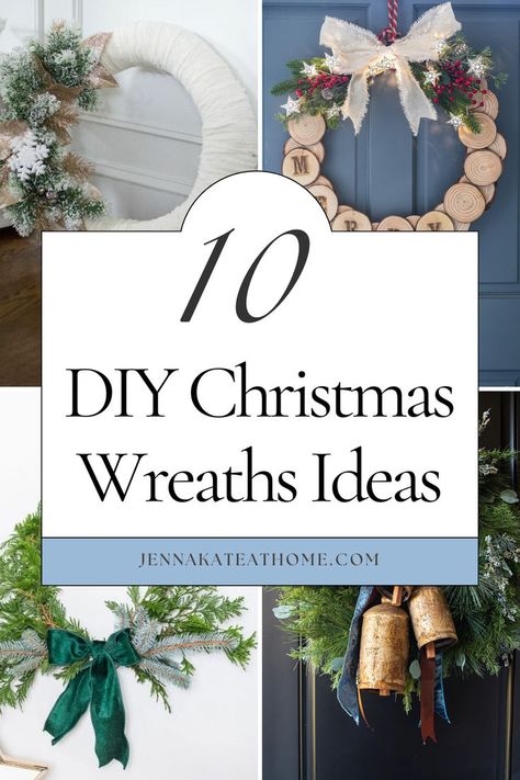 Discover DIY Christmas wreaths ideas and learn how to make your own simple wreath this holiday season. From Christmas wreath decorating ideas to homemade Christmas wreaths, you can create beautiful DIY Christmas wreath designs for both indoor and outdoor spaces. Follow these steps for the perfect DIY Christmas wreath and see how to make one easily! Christmas Indoor Wreaths, Home Made Wreaths Christmas How To Make, Simple Christmas Wreaths Diy, Homemade Xmas Wreaths, Diy Evergreen Wreath, How To Make Wreaths Step By Step, Diy Wreaths Christmas, Homemade Christmas Wreaths Diy, Make Your Own Wreath Christmas