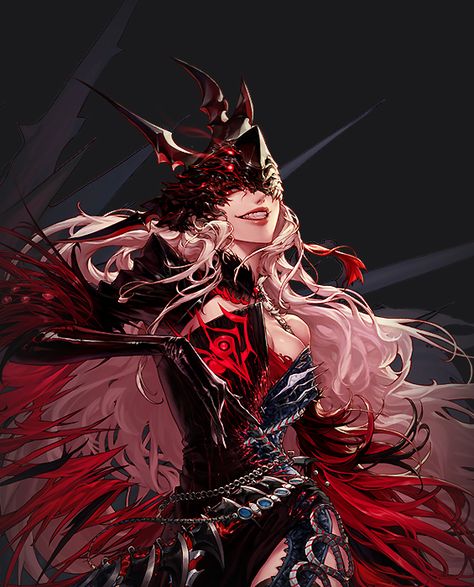 Dungeon Fighter Online Female Slayer, Evil Female Character Design, Female Demon Slayer, Dungeon Fighter Online, Dungeon Fighter, Female Demon, Persona Anime, Female Demons, Monster Girl