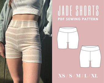 Spandex Shorts Pattern, High Waisted Shorts Pattern, Activewear Pattern, Shorts Sewing Pattern, Bodysuit Pattern, Shorts Sewing, Sewing Shorts, Shorts Pattern, Short Pattern