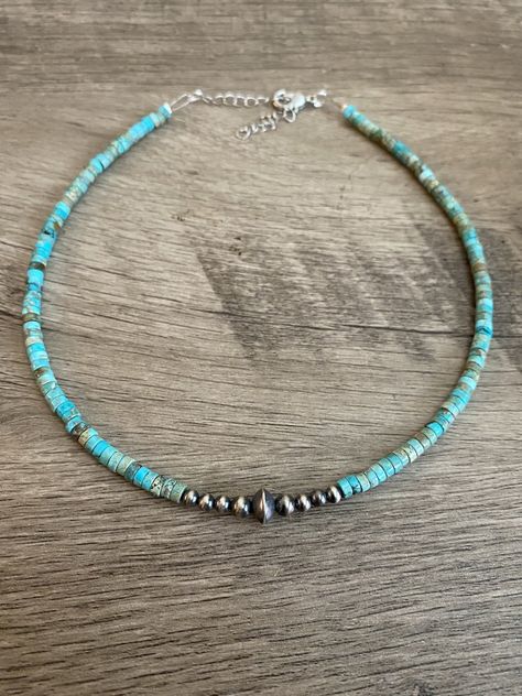 Western Jewerly, Grunge Western, Western Jewellery, Rodeo Jewelry, Turquoise Choker, Western Necklaces, Leather Choker Necklace, Bead Projects, Cowgirl Jewelry