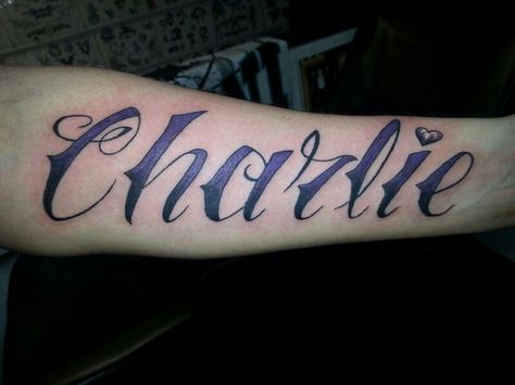 Name tattoo Charlie Name Tattoo, 7 Sins Tattoo, Charlie Name, Sins Tattoo, Sin Tattoo, Tattoo Name, 7 Sins, West Lafayette, Best Friend Tattoos