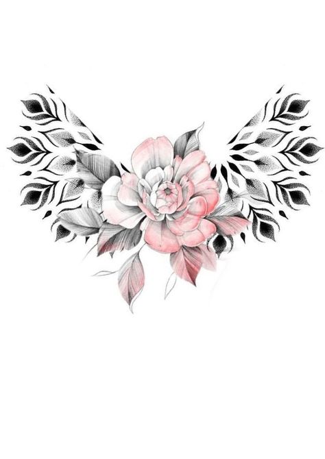 Chest Peace Tattoo Women, Pretty Throat Tattoos Women, Neck Nape Tattoos Women, Mandala Throat Tattoo For Women, Flower Throat Tattoo, Nape Tattoo Women, Finger Tattoos Matching, Nape Of Neck Tattoo, Geometric Throat Tattoo