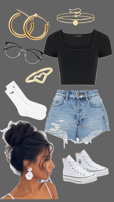 Cute Clothes For Teenagers School, Cute Outfits Teenage Girl, Cute Outfits Summer For Teens, Summer Teen Outfits, Outfit Ideas Teenage Girl, Stylish Outfits For Teens, Cute Outfits For School Middle 6th Grade, Outfit Ideas Jean Shorts, Cute Outfits For Highschool