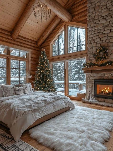 Cabin Bedroom, Dream Life House, Dream House Rooms, Modern Cabin, Decoration Inspiration, Dream House Interior, Dream House Plans, Dream Rooms, Dream House Decor