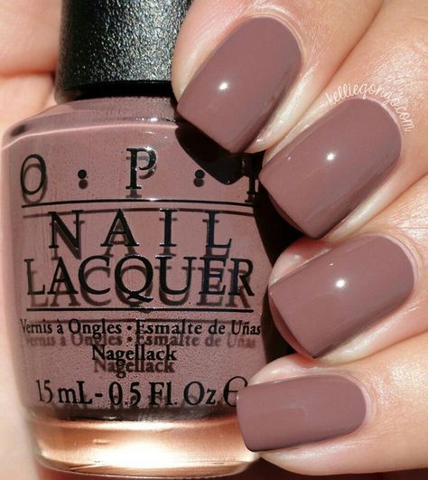 opi taupe purple polish Beach Nail Designs, Brown Nail Polish, Unghie Sfumate, Brown Nail, Fun Nail Colors, Nagellack Trends, Nail Color Trends, Nail Colour, Fall Nail Colors