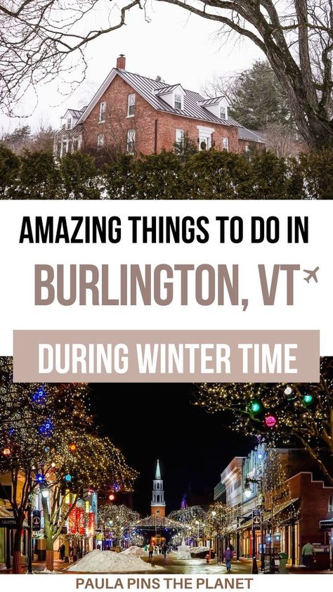 Burlington VT in winter Wilmington Vermont, Ludlow Vermont, Vermont Skiing, Things To Do In Vermont, Vermont Winter, How Far Ill Go, Vermont Vacation, Winter Tips, Christmas Destinations