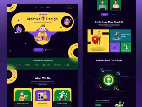 Creative Design Agency Website Design Concept by Rajan Raj on Dribbble Web Agency Website Design, Web Agency Website, Design Agency Website, Creative Agency Website, Agency Website Design, Creative Design Agency, Portfolio Template Design, Agency Website, Portfolio Template