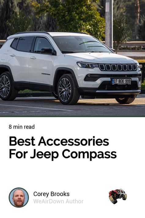 Best Accessories For Jeep Compass 2022 Jeep Compass Accessories, Jeep Compass Camping, Jeep Compass Custom, Jeep Compass Modified, Jeep Compass Aesthetic, Jeep Compass Accessories, Jeep Compass Sport, Jeep Compass Limited, Overland Gear