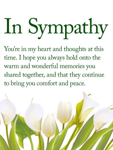 You are in my Heart - Sympathy Card: When a loved one passes away, it's often difficult to find the right words to express how you feel. This encouraging card is a gentle reminder that you are thinking of them and wishing them comfort and solace. Your hope for them is that all the wonderful memories they shared can bring a sense of lasting peace. Symphaty Messages, Quotes Of Sympathy, Things To Write In A Sympathy Card, Condolences Quotes Families, With Sympathy Quotes, Loss Of Mother Sympathy Condolences, Deepest Sympathy Quotes, Comforting Words Of Condolences, Condolences Messages For Loss Of Mother