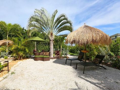 Sand Backyard, Anna Maria Island Florida, Beach House Vacation, Beach Patio, Tropical Backyard, Backyard Beach, Anna Maria Island, Outside Living, Island Home