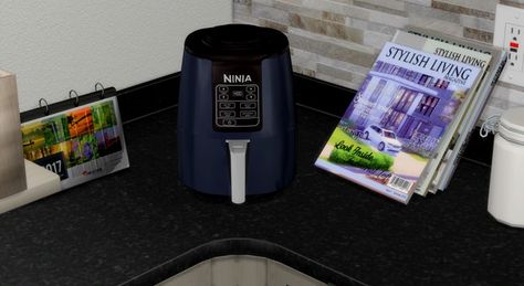 Functional Air Fryer CC | Patreon Sims 4 Air Purifier Cc, Sims 4 Cc Functional Air Fryer, Functional Clutter Sims 4, Sims 4 Cc Air Fryer, Sims 4 Air Fryer, Sims 4 Free Mods, Sims 4 Custom Content Patreon, Sims 4 Kitchen, Sims 4 Traits