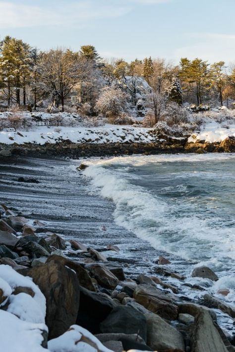 Maine Landscape Photography, Maine Aesthetic Winter, Maine Aesthetic, All Shall Be Well, Maine Winter, Town Aesthetic, Island Series, Ogunquit Maine, Maine Photography