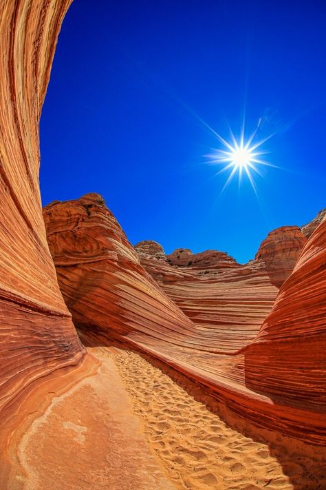 The Wave Arizona, Desert Area, Matka Natura, Red Rocks, Rock Formations, Sand Dunes, Red Rock, The Wave, Amazing Nature