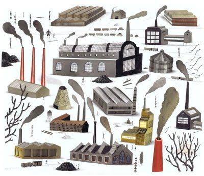 Bjorn Rune Lie Industry Illustration, Factory Illustration, Heritage Center, Traditional Music, Yee Haw, Love Illustration, Illustrated Map, Animation Design, Abstract Portrait