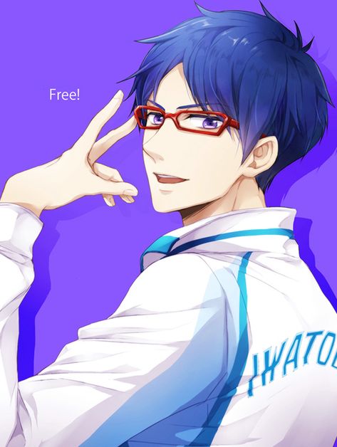 Rei Ryugazaki <3 (he's my favorite) Rei Free, Swimming Anime, Free Eternal Summer, Splash Free, Free Iwatobi Swim Club, Kyoto Animation, Free Iwatobi, Iwatobi Swim Club, Eternal Summer