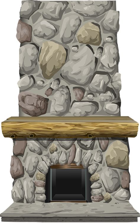 Fireplace free to use clipart Fireplace Stone, Stone Mantel, Barbie Printables, Paper Furniture, Haunted Dollhouse, Rock Fireplaces, Dollhouse Printables, Paper Doll House, Diy Doll Miniatures