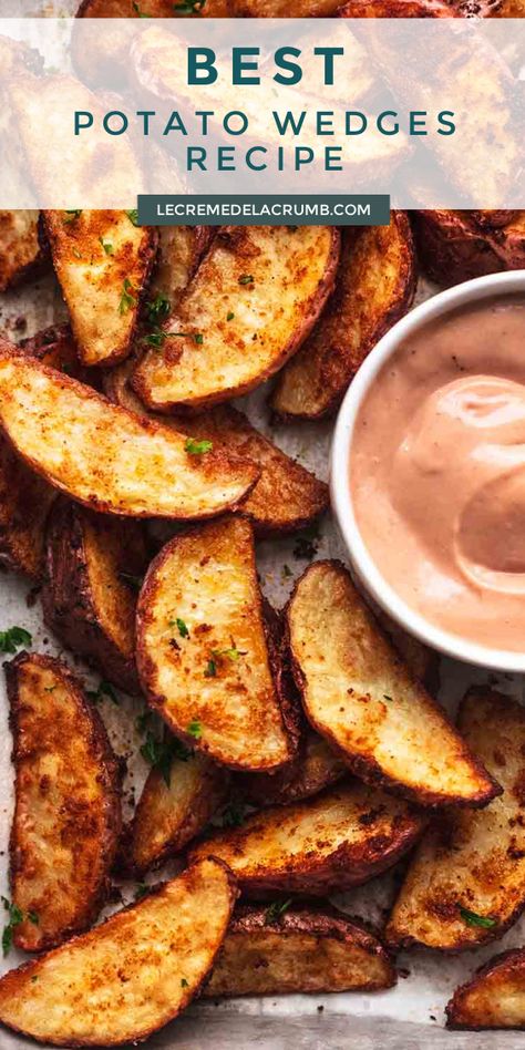 Best Potato Wedges, Baked Potatoes In The Oven, Homemade Potato Wedges, Seasoned Potato Wedges, Potatoes In The Oven, Baked Potato Wedges, Crispy Potato Wedges, Roasted Potato Wedges, Potato Wedges Recipe