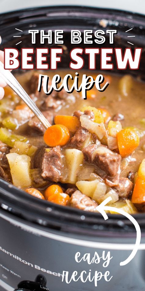 The Best Beef Stew, Best Beef Stew, Best Beef Stew Recipe, Sausage Slow Cooker, Slow Beef Stew, Slow Cooker Recipes Beef Stew, Easy Beef Stew Recipe, Tasty Beef Stew, Crockpot Recipes Beef Stew