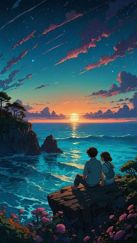 Anime Couple Wallpaper Hd Phone, Unique Phone Wallpaper, Anime Background Wallpaper, Frame Wallpaper, Animated Photos, Artwork Wallpaper, Goofy Dog, Photo Frame Wallpaper, Alone In The Dark