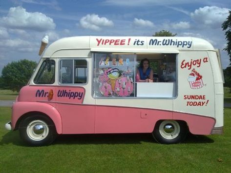 99 please! Uk Nurse, Van Signage, Vegan Food Truck, Ice Cream Car, Mr Whippy, Cream Vans, Rainbow Ice Cream, Coffee Truck, Ice Cream Van