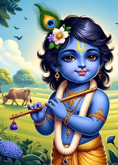 Lakshmi Narayan, Shri Radhe, Krishna Drawing, Cartoon Love Photo, Shri Ram Photo, Little Krishna, Beautiful Art Paintings, Krishna Ji, Animation Artwork