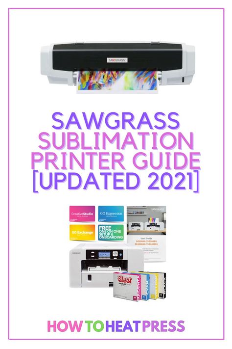 SawGrass Sublimation Printer Guide [UPDATED 2021]There are now 5 SawGrass Sublimation Printers on offer, however as of 2020, with the release of the NEW SG500 and SG1000, 2 of the previous models are no longer highly recommended. Sawgrass Sublimation Printer, Sawgrass Sg500, Sublimation Ideas Projects Inspiration, Swing Design, Sublimation Ideas, Sublimation Printer, Sublimation Mugs, Sublimation Paper, Printable Vinyl