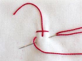 Selvage Blog: Another Way to Tie a Quilt - Sheaf Stitch Tying A Quilt With Embroidery Thread, Tying A Quilt, Tying Quilts, Quilt Tying, Beginner Hand Quilting, Pentwater Michigan, Quilters Knot, Sheep Quilt, Tie Quilts