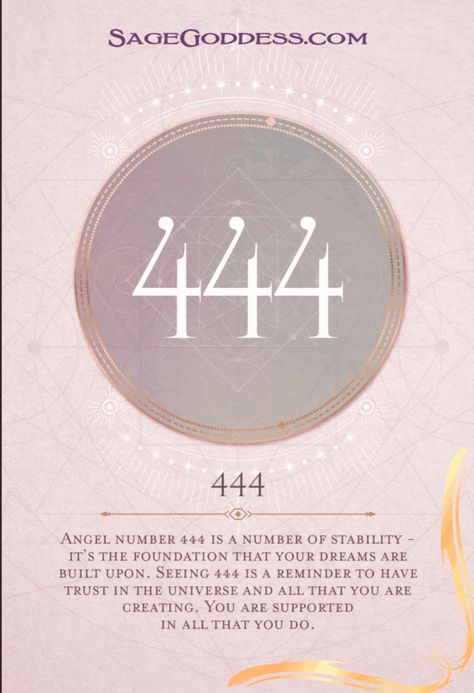 4 44 Angel Number, 44 Angel Number, Seeing 444, Angel Number 444, Trust In The Universe, Angel 444, Word Meaning, Lucky Number, Angel Number