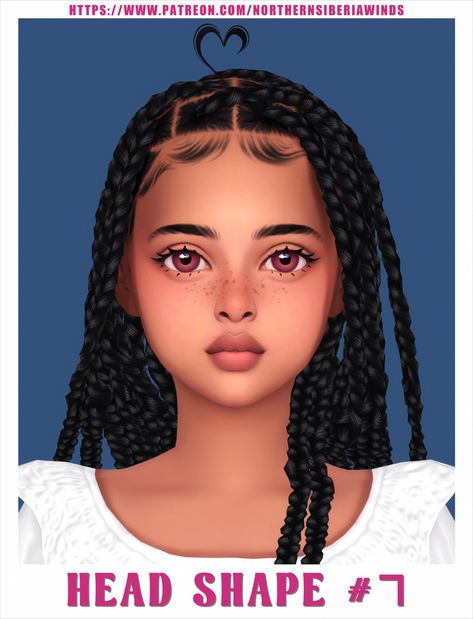 | northernsiberiawinds | ts4cc | sims 4 cc | sims 4 mm cc | maxis match | alpha | female presets | child presets | head shape presets | Sims 4 Cc Folder Patreon, Northern Siberia Winds, Mods Sims 4, Kids Maxi, Sims 4 Cc Eyes, The Sims 4 Skin, Sims 4 Cc Kids Clothing, Kids Curly Hairstyles, Pelo Sims