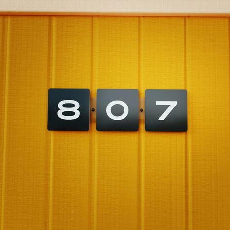 Eichler House Numbers Horizontal Custom Mid-century Style | Etsy Mid Century House Numbers, Eichler House, Modern House Numbers Sign, Numbers Typography, Letterpress Type, Number Tiles, House Letters, Eichler Homes, Modern House Number