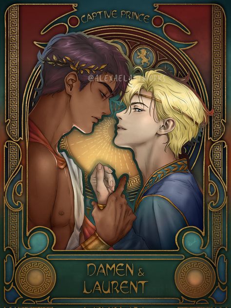 Damen And Laurent, Dark Rise, Prince Poster, Maximum Ride, Captive Prince, Queer Books, Prince Art, Fan Book, Gay Art