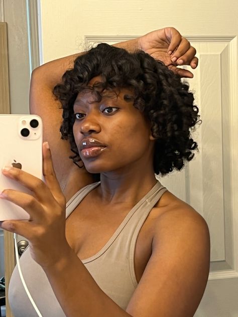 Natural Hair, Flexi Rod Set, Black Girk Short Flexi Rod Set Natural, Flexirods On Natural Hair Short, Rod Set On Natural Hair Short Hair, Flexi Rods On Natural Hair Short, Flex Rods On Natural Hair, Flexi Rods On Natural Hair Short 4c, Flexi Rods On Natural Hair, Flexi Rod Curls, Rods On Natural Hair