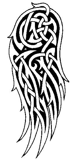 Irish Tattoos, Wing Tattoo Designs, Celtic Tattoo, Angel Wings Tattoo, Wing Tattoo, Angel Drawing, Celtic Patterns, Celtic Tattoos, Celtic Symbols