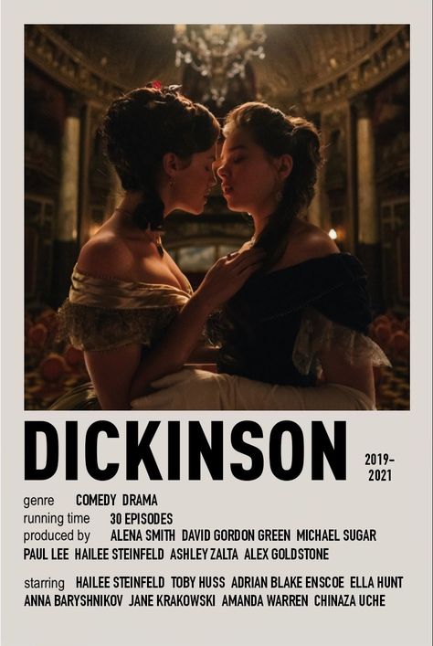 Set It Up Movie Poster, Emily Dickinson Show, Wlw Shows And Movies, Emily Dickinson Movie, Dickinson Show, Dickinson Poster, 19 Century Aesthetic, Wlw Movies, Dickinson Series