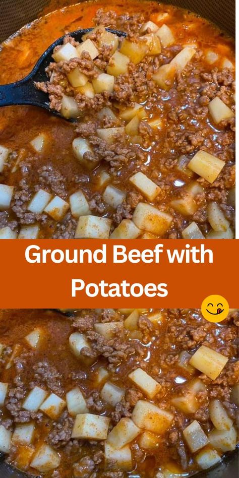 Discover the ultimate comfort food with our savory Ground Beef with Potatoes recipe! Packed with hearty flavors and wholesome ingredients, this dish is perfect for family dinners or cozy gatherings. With tender ground beef, crispy potatoes, and a zesty tomato sauce, it's a crowd-pleaser every time. Ground Beef With Potatoes, Beef With Potatoes, Zucchini Bars, Meat And Potatoes Recipes, Hamburger And Potatoes, Meat And Potatoes, Dinner Yummy, Ground Beef And Potatoes, Hamburger Meat Recipes