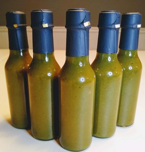 Salsa Verde Picante Fermentada (Fermented Green Hot Sauce) - Insane in the Brine Enchiladas Soup, Spicy Green Sauce, Tacos Steak, Fermented Hot Sauce Recipe, Green Hot Sauce, Steak Enchiladas, Canned Tomatillos, Soup Breakfast, Diy Spice Mix