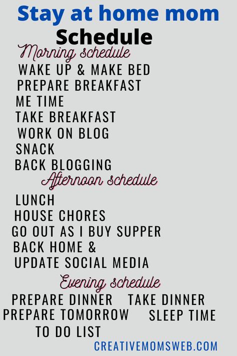 Find out how a stay at home mom structure their day using a simple SAHM schedule Stay At Home Wife Schedule, Stay At Home Wife, Stay At Home Mom Schedule, Sahm Schedule, Morning Schedule, Family Binder, Mom Schedule, House Chores, Workout Plan For Beginners